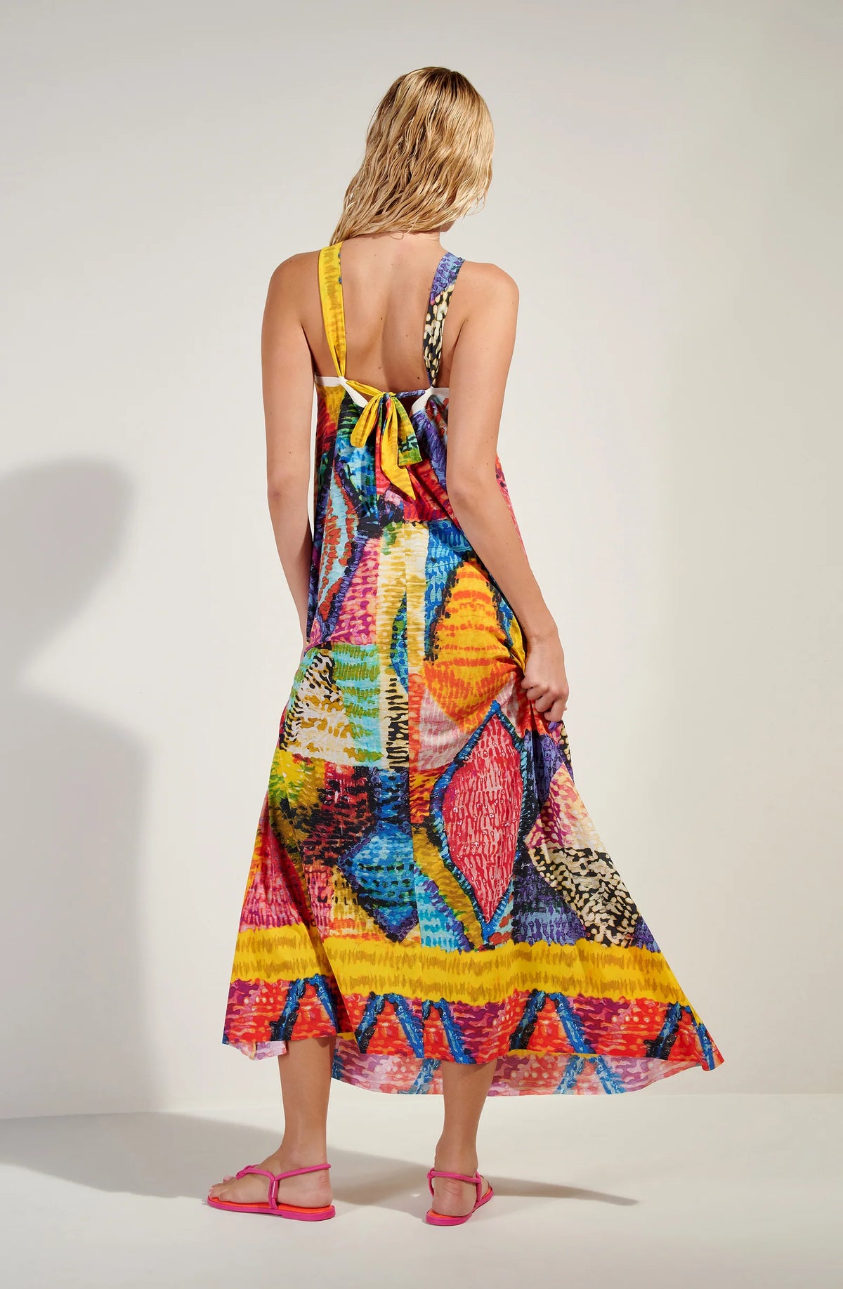 Robe longue imprimée licie HOLI