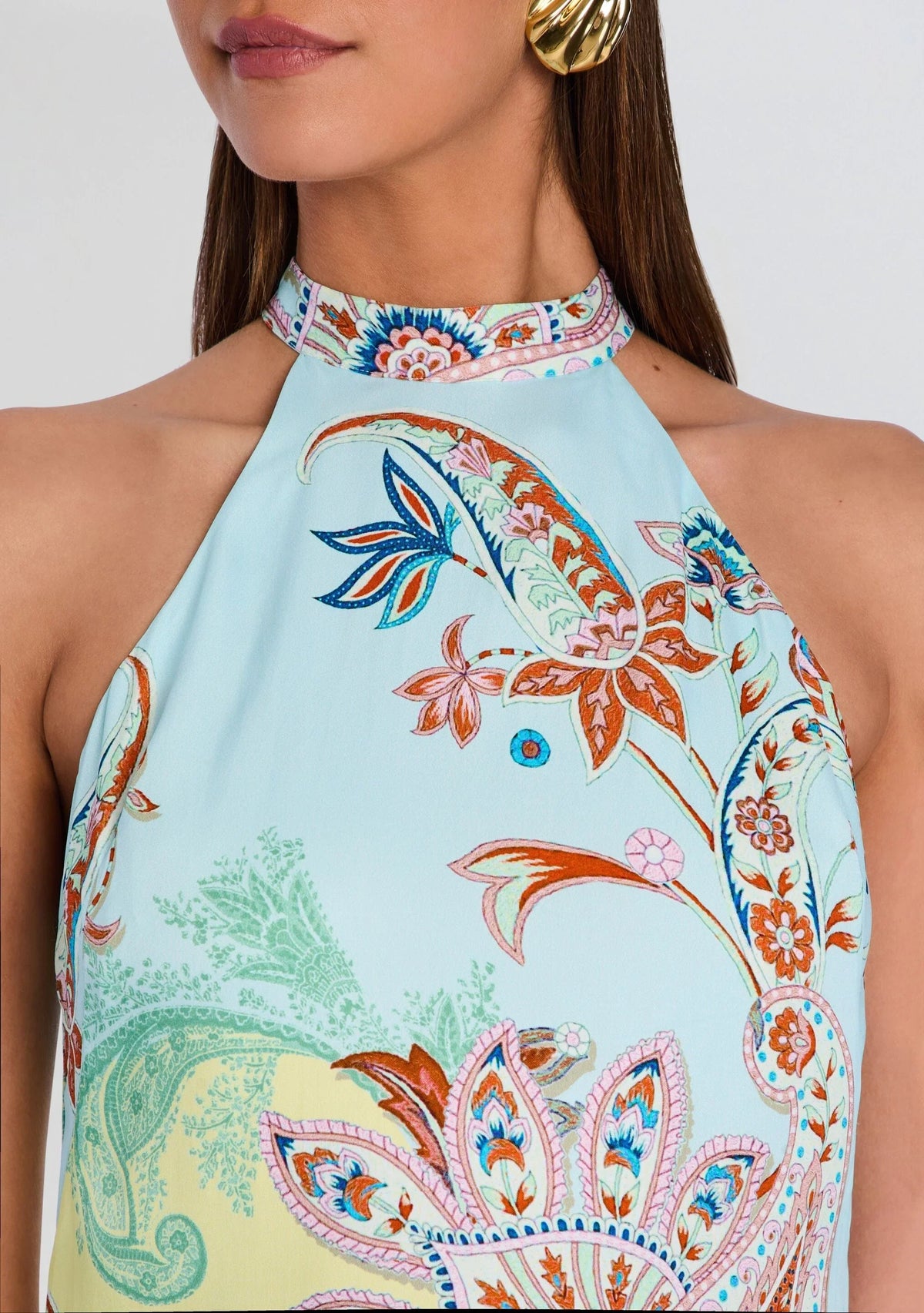 Mini-robe à licou Yuti