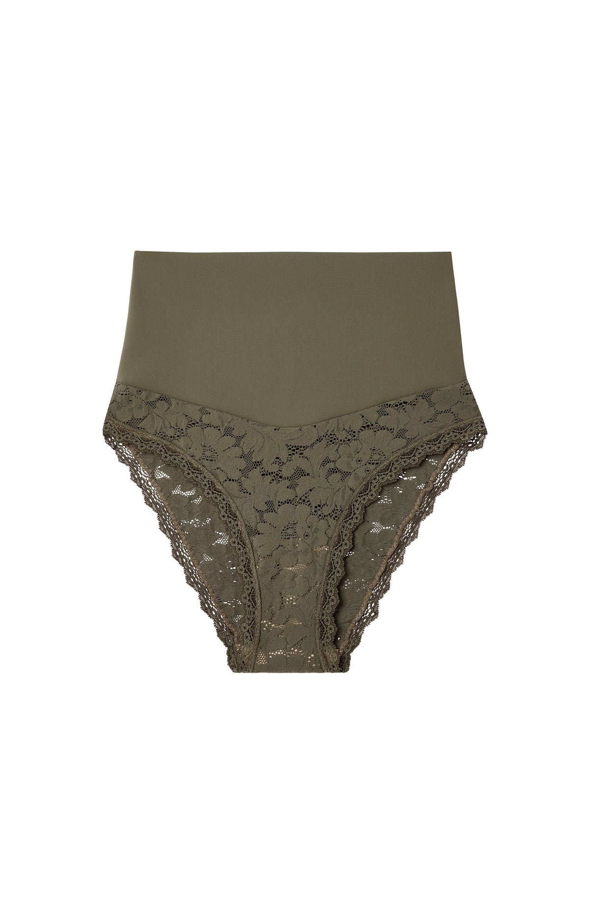 ceane Lichen green figure-shaping high-waisted bottoms