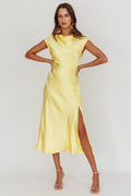 Robe midi Lucinda Butter à dos torsadé