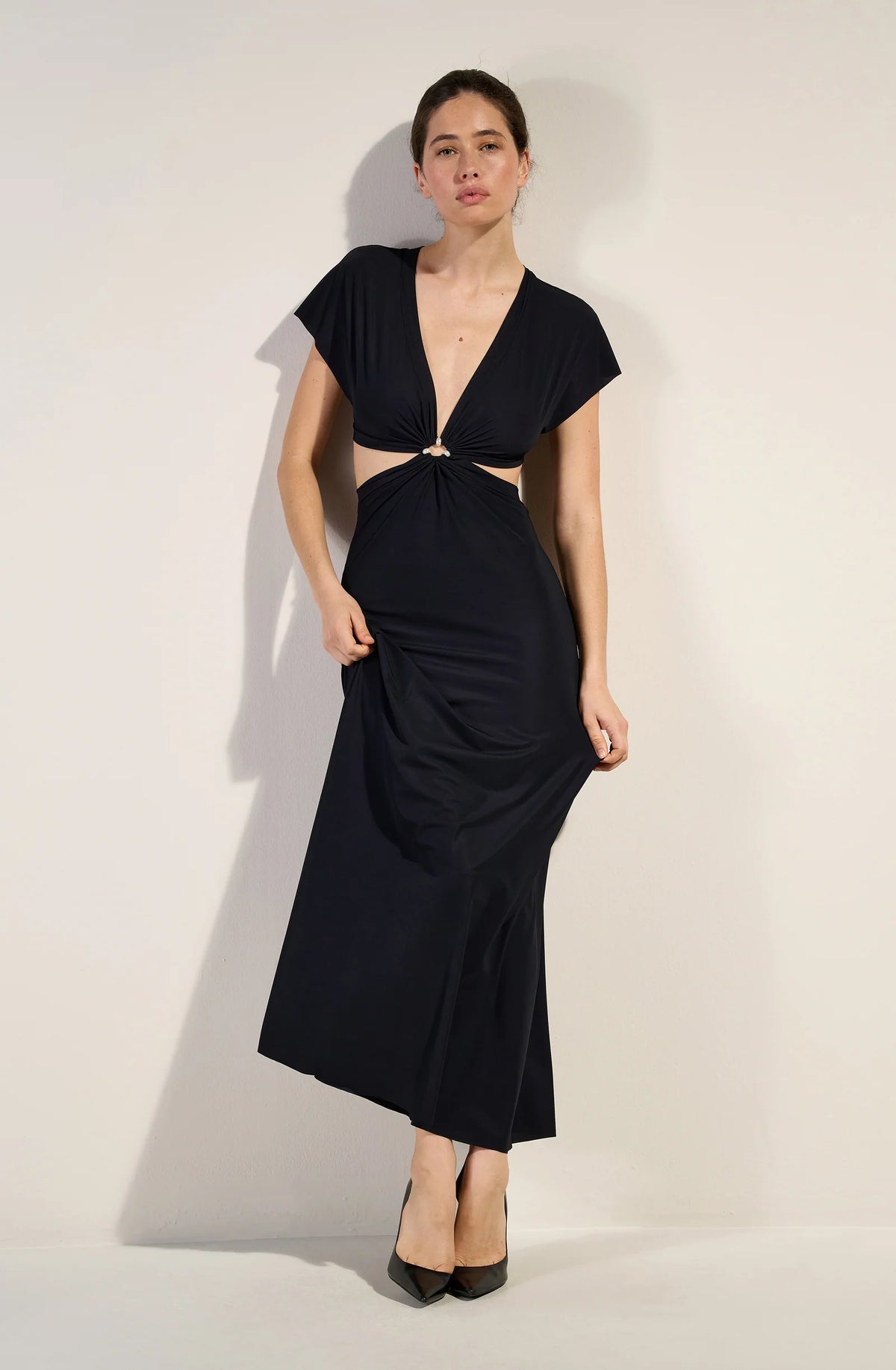 rislene Black long dress