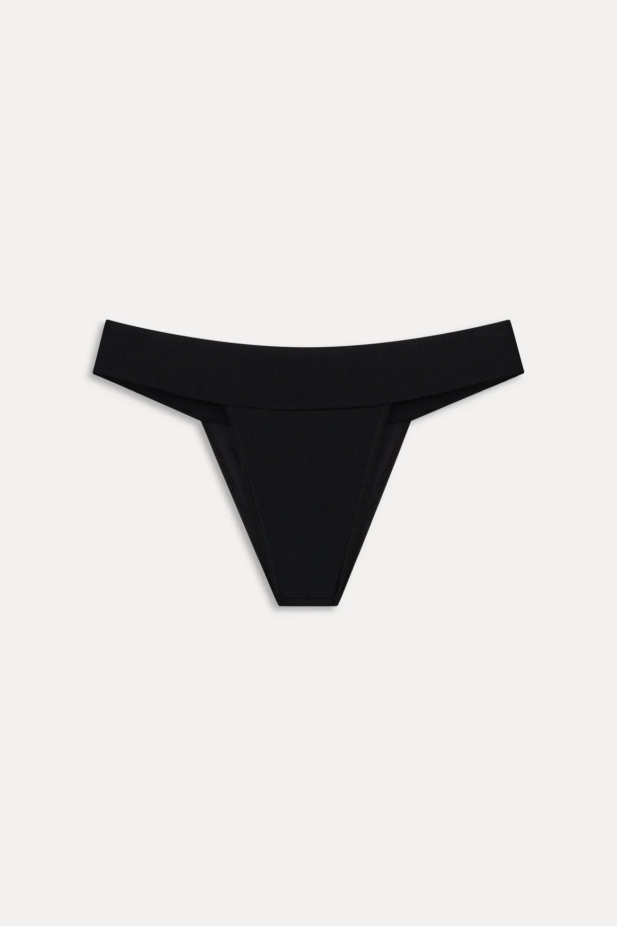 Bas de bikini côtelé Nick Cheeky - Noir