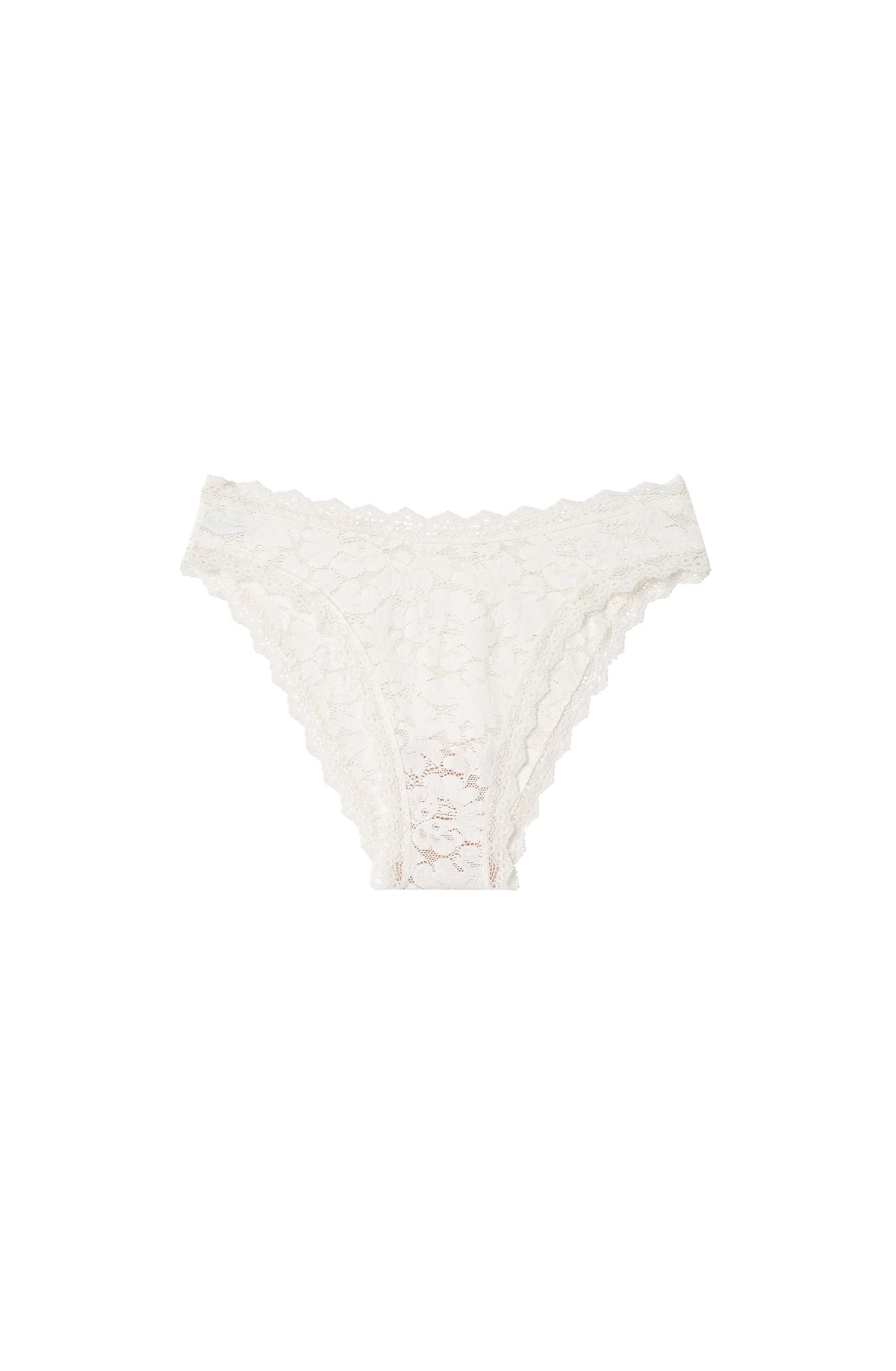 Bas en dentelle blanche maili Foam
