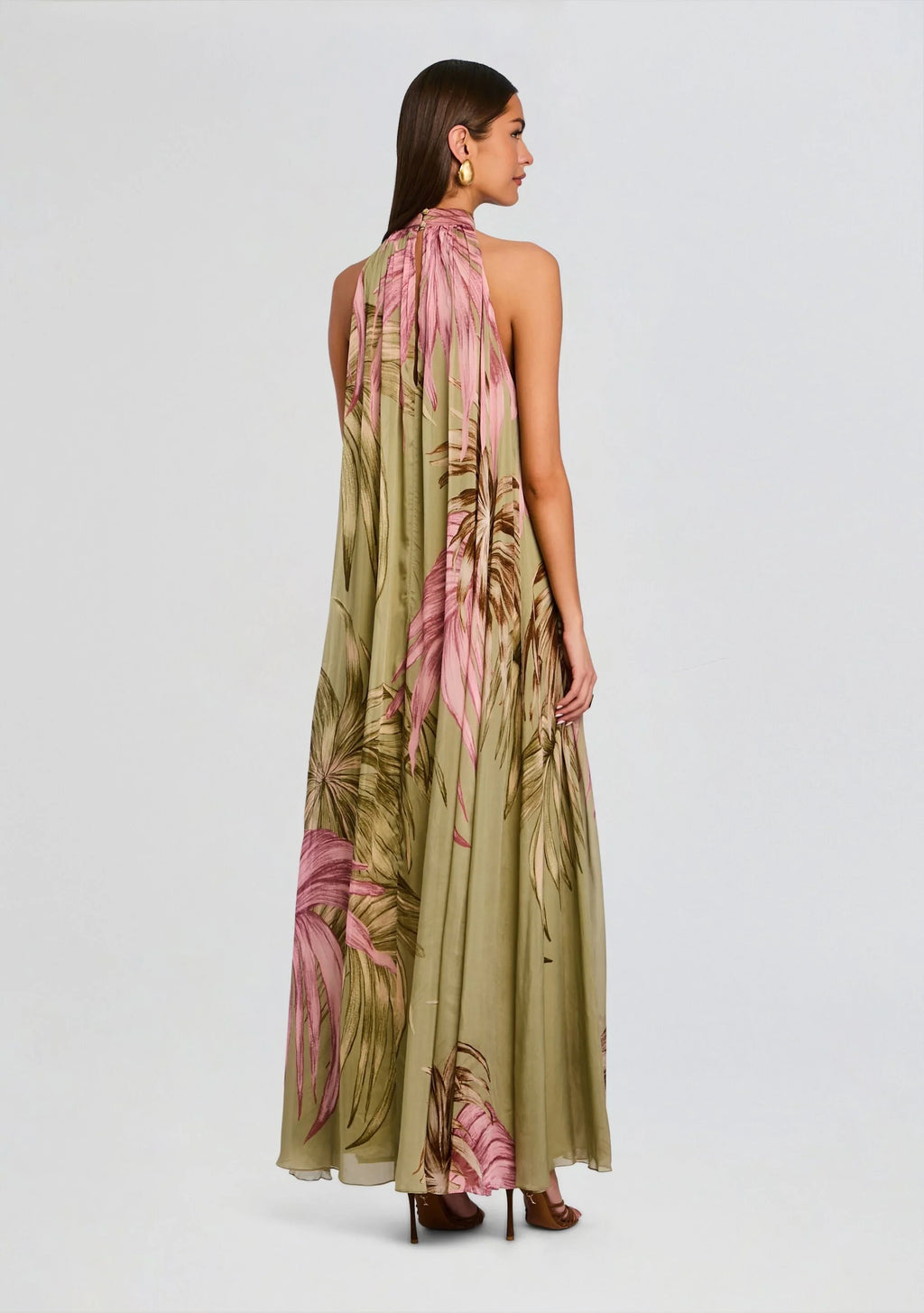 Robe longue évasée Fawn