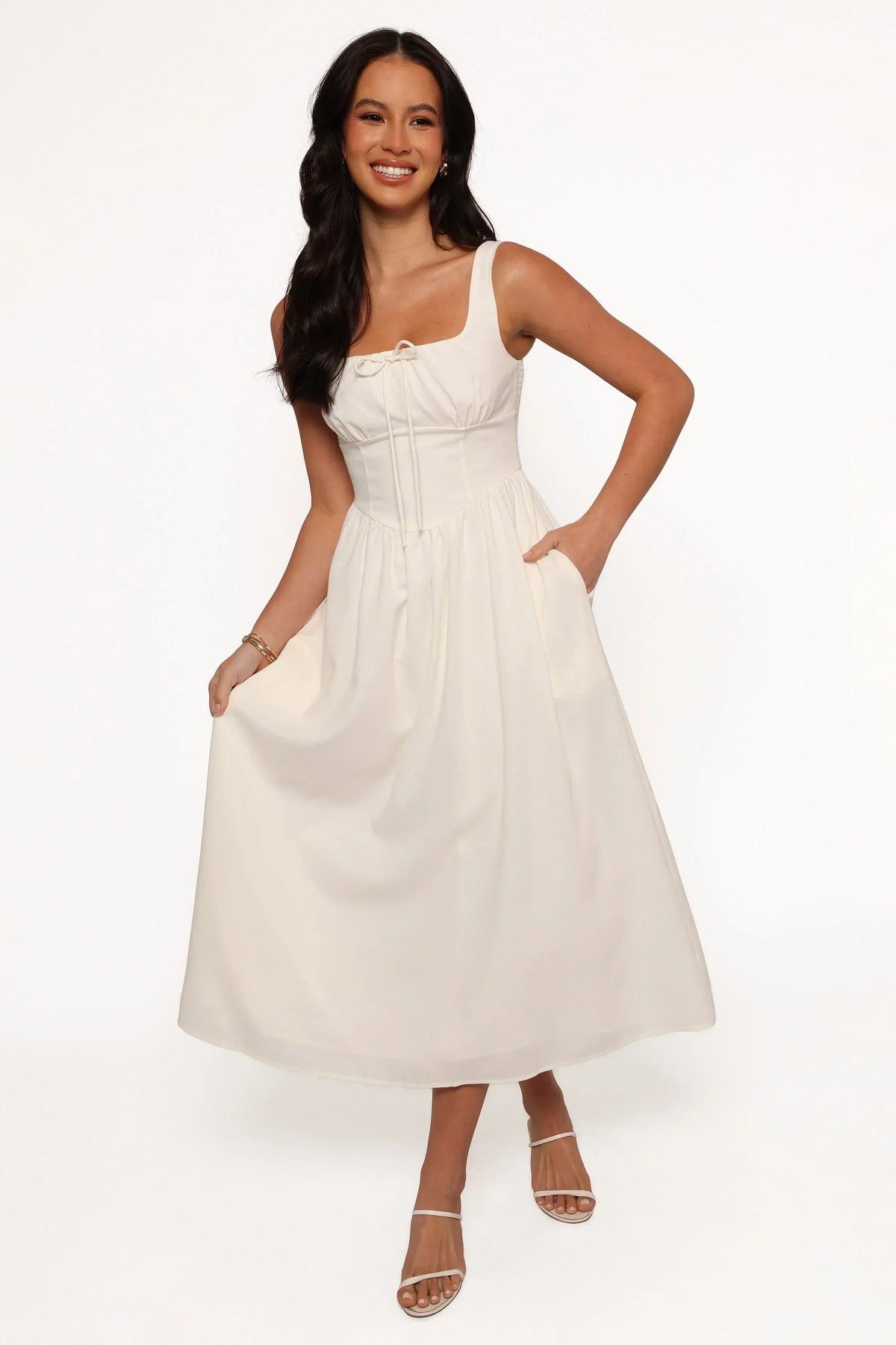Robe Midi Kinslee - Blanc