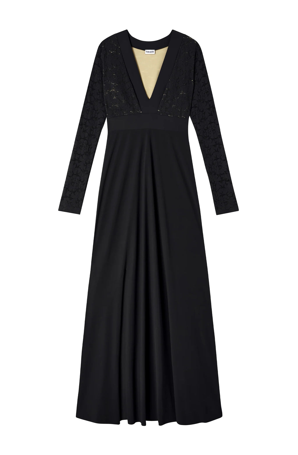 vanao Long black lace dress