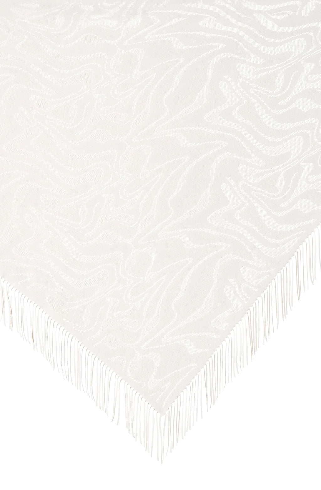 trudy Madder red lace fringed pareo