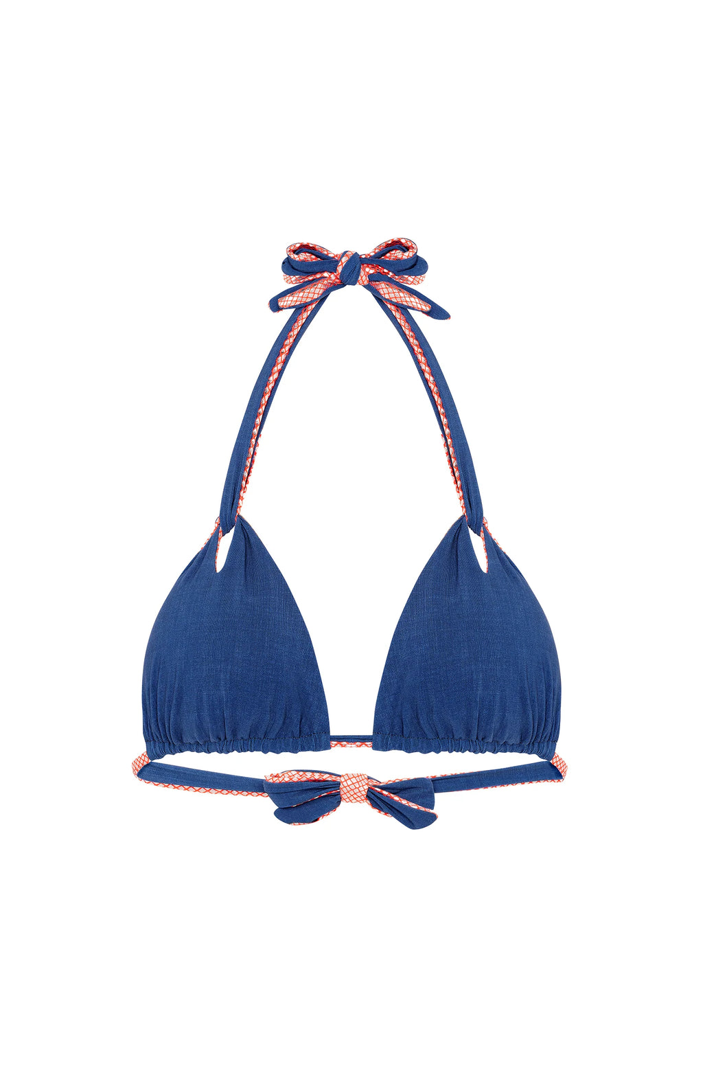 ilari Printed bikini top tied at the back