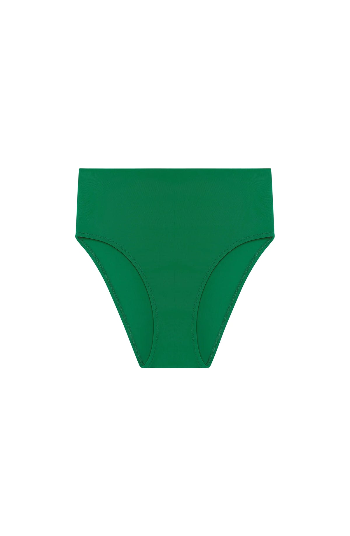 tobago Printed high-waisted bikini bottom NEON