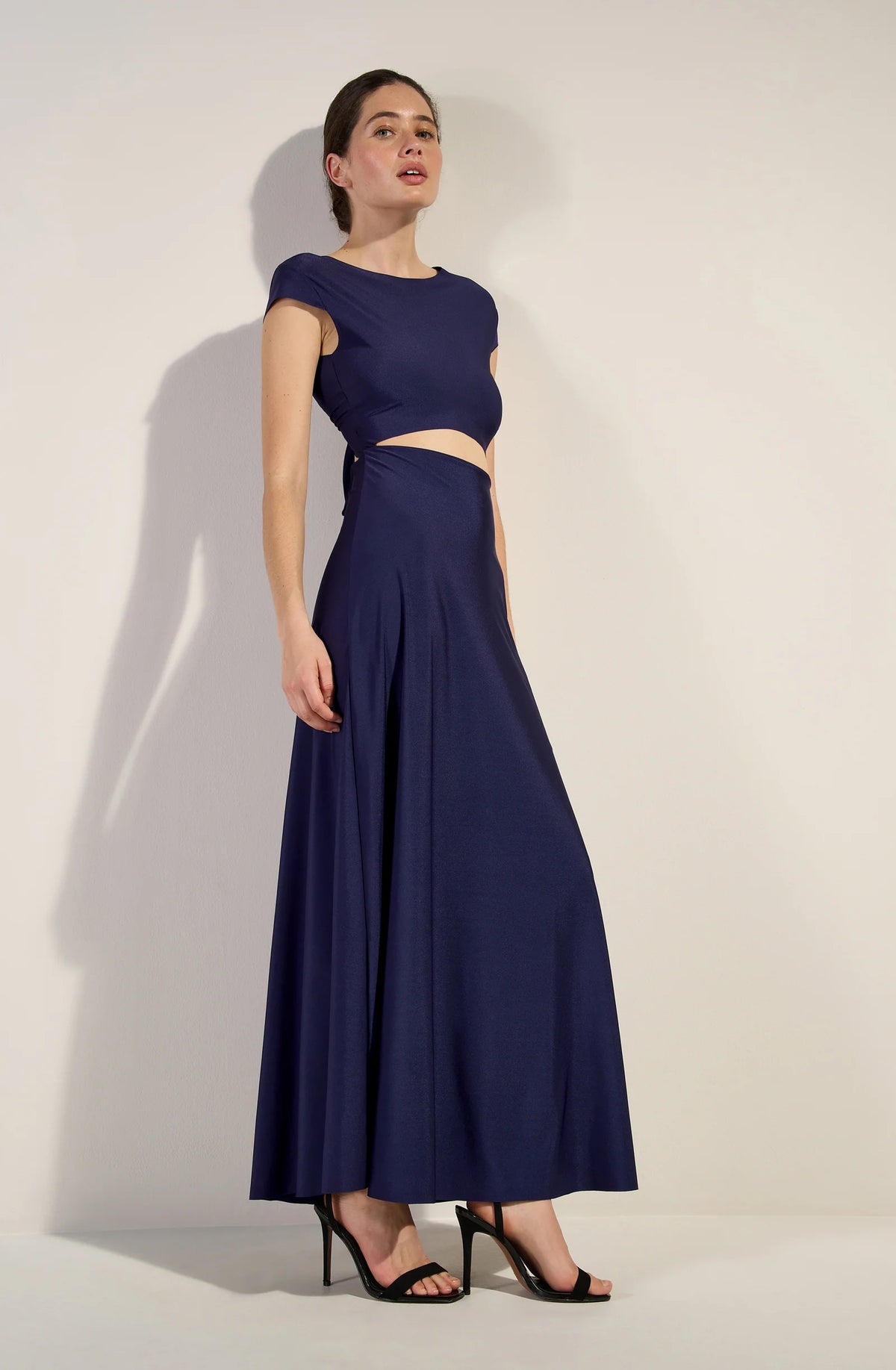 lil Gold dress with short-sleeves