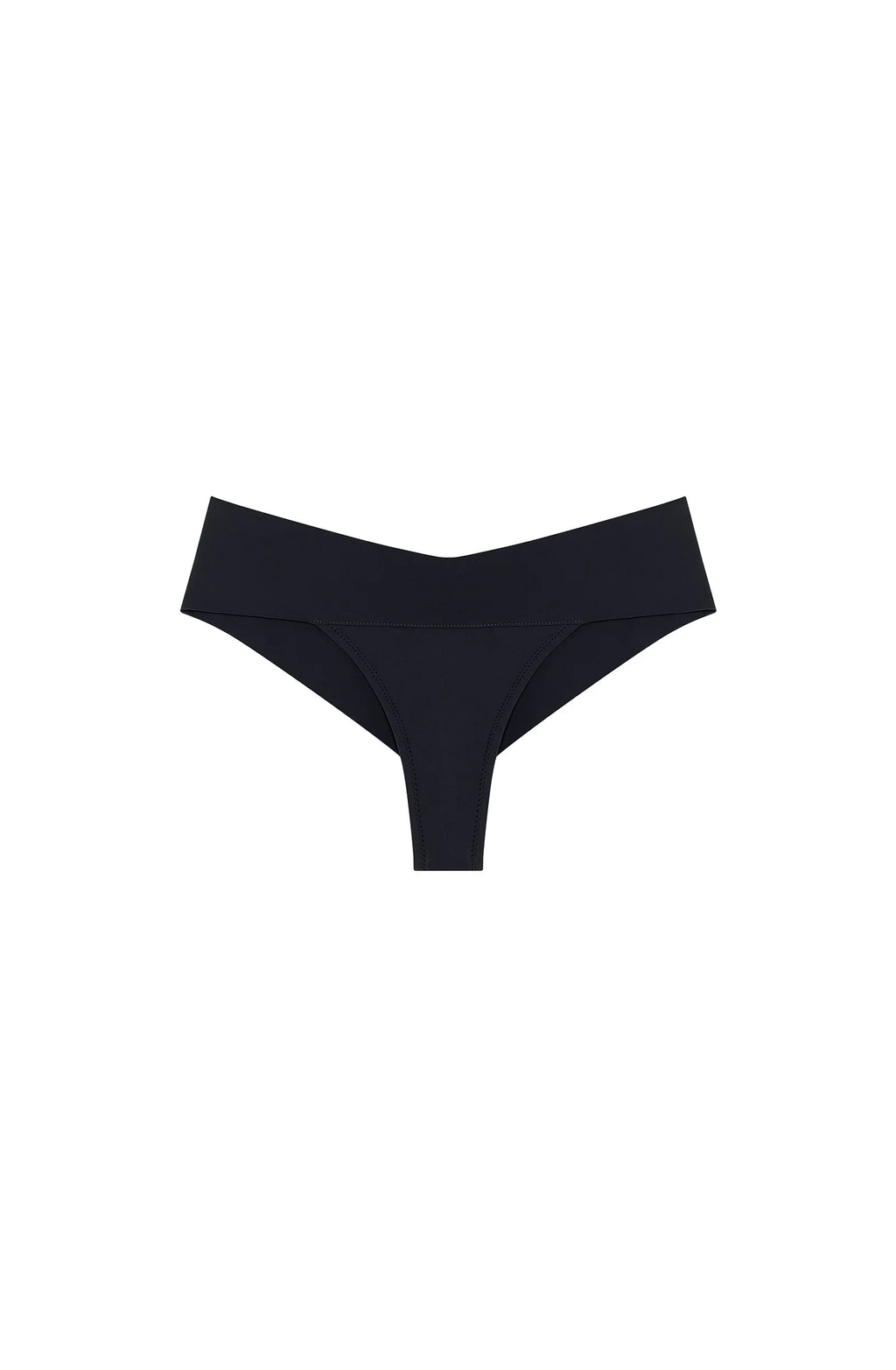 Bas de bikini tanga noir Chacha