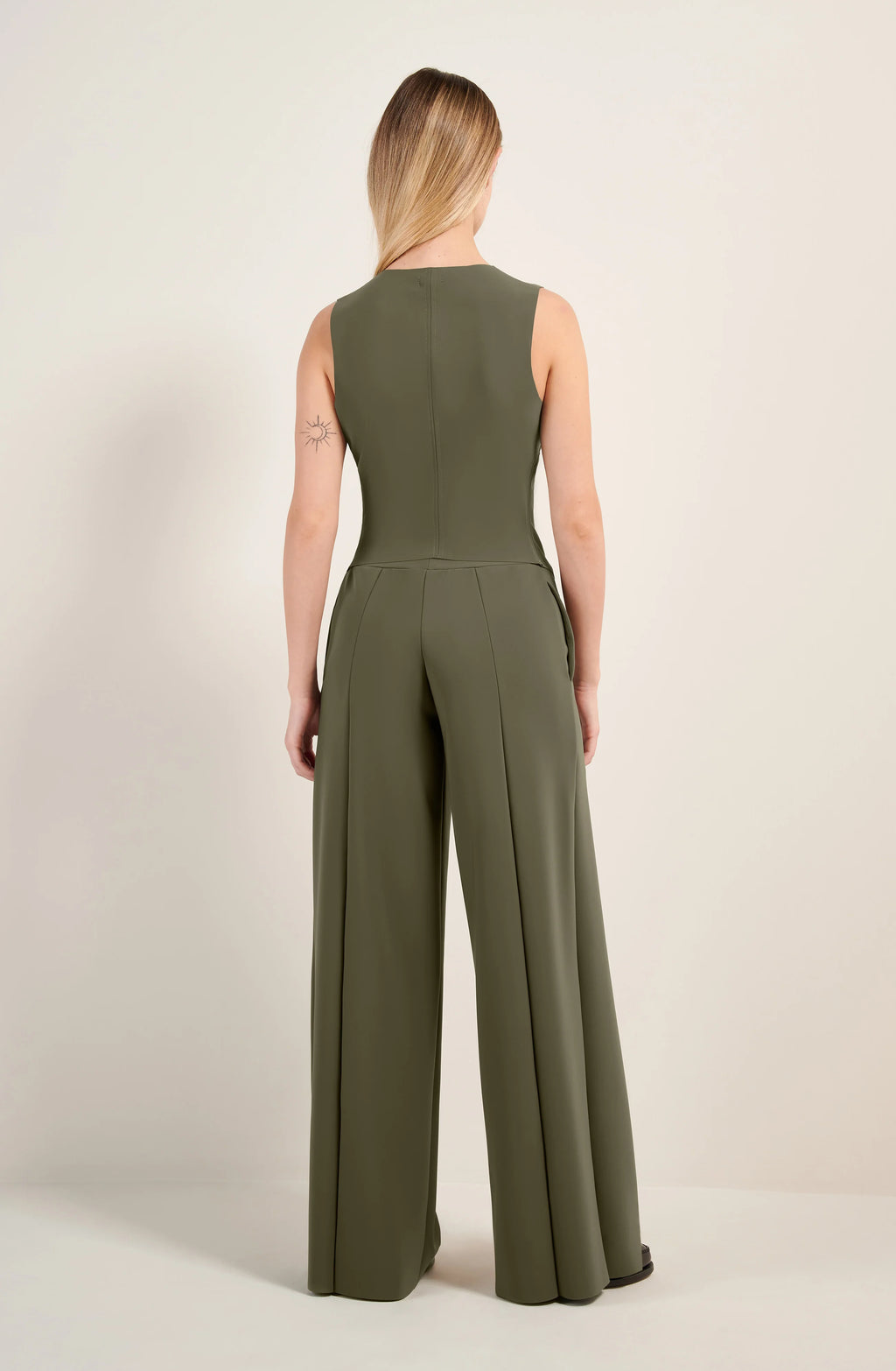 peggy Wide black trousers