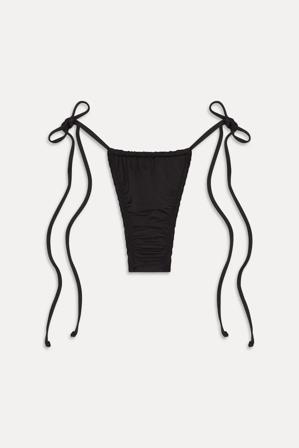 Bas de bikini micro ficelle Tidal - Noir
