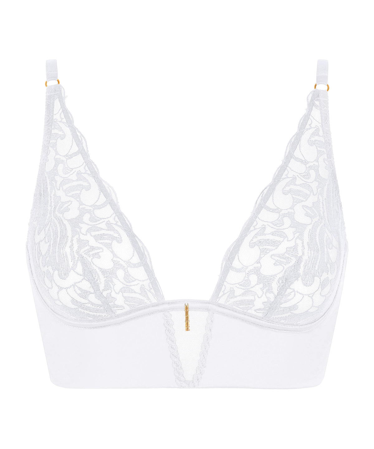 Satin Memories Bralette triangle Artic Blue