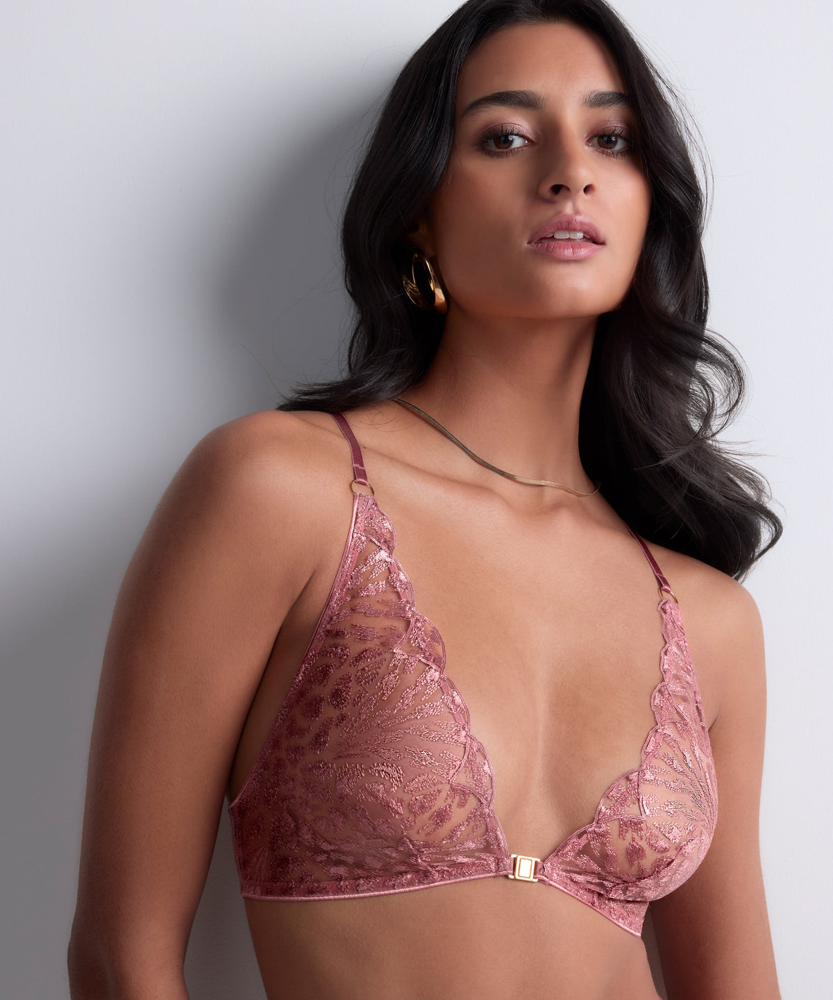 Crazy in Love Bralette triangle Rose chaud