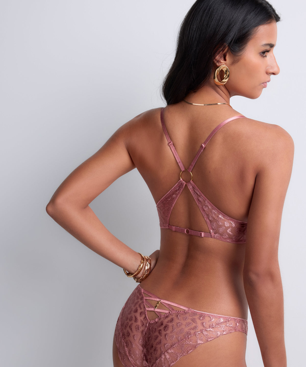 Crazy in Love Bralette triangle Rose chaud