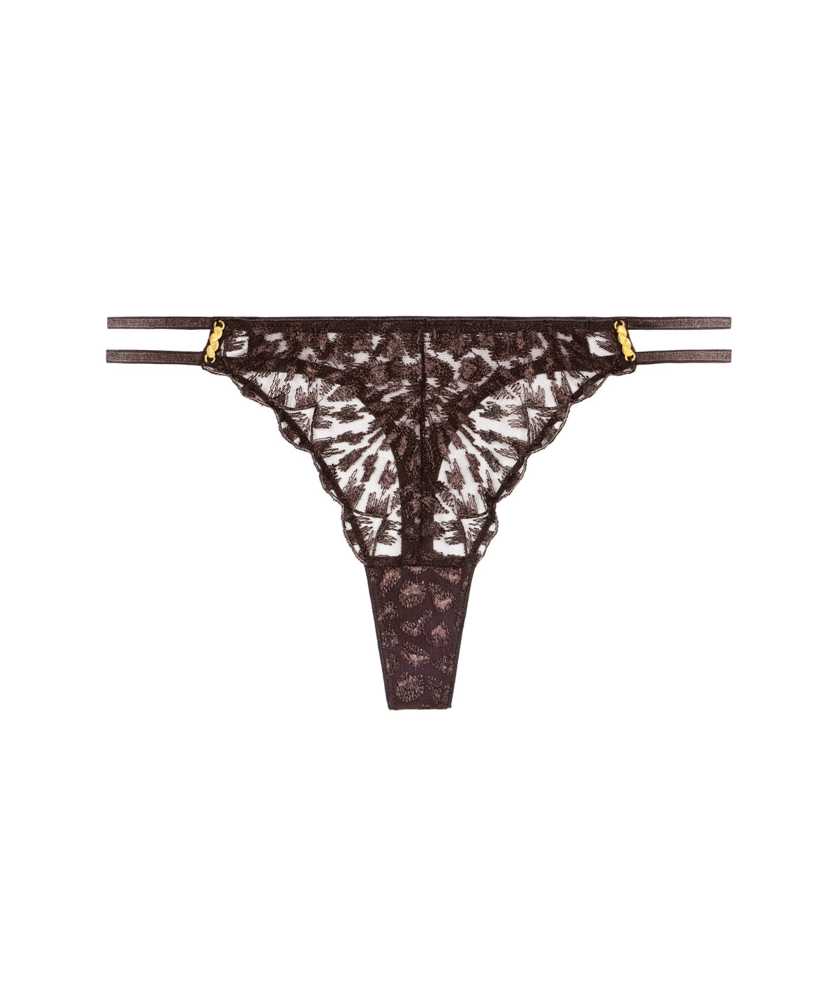 Crazy in Love Tanga Satin Brown