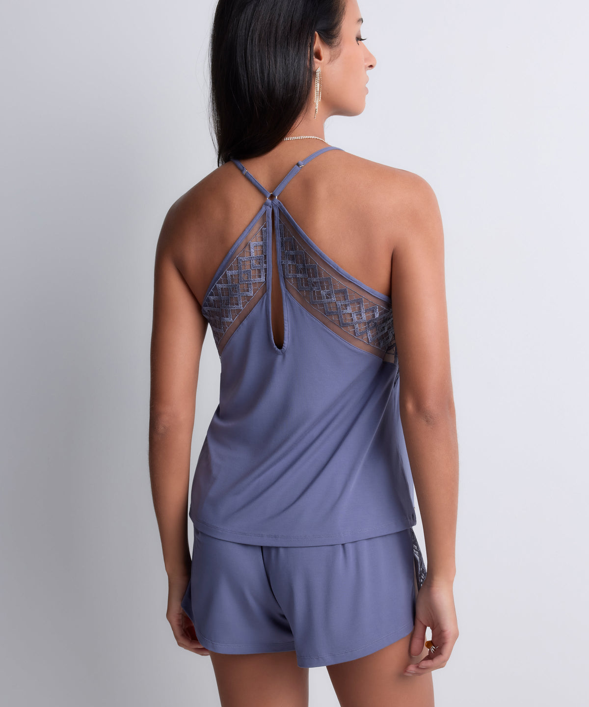 Sweet Obsession Top à fines bretelles en jean