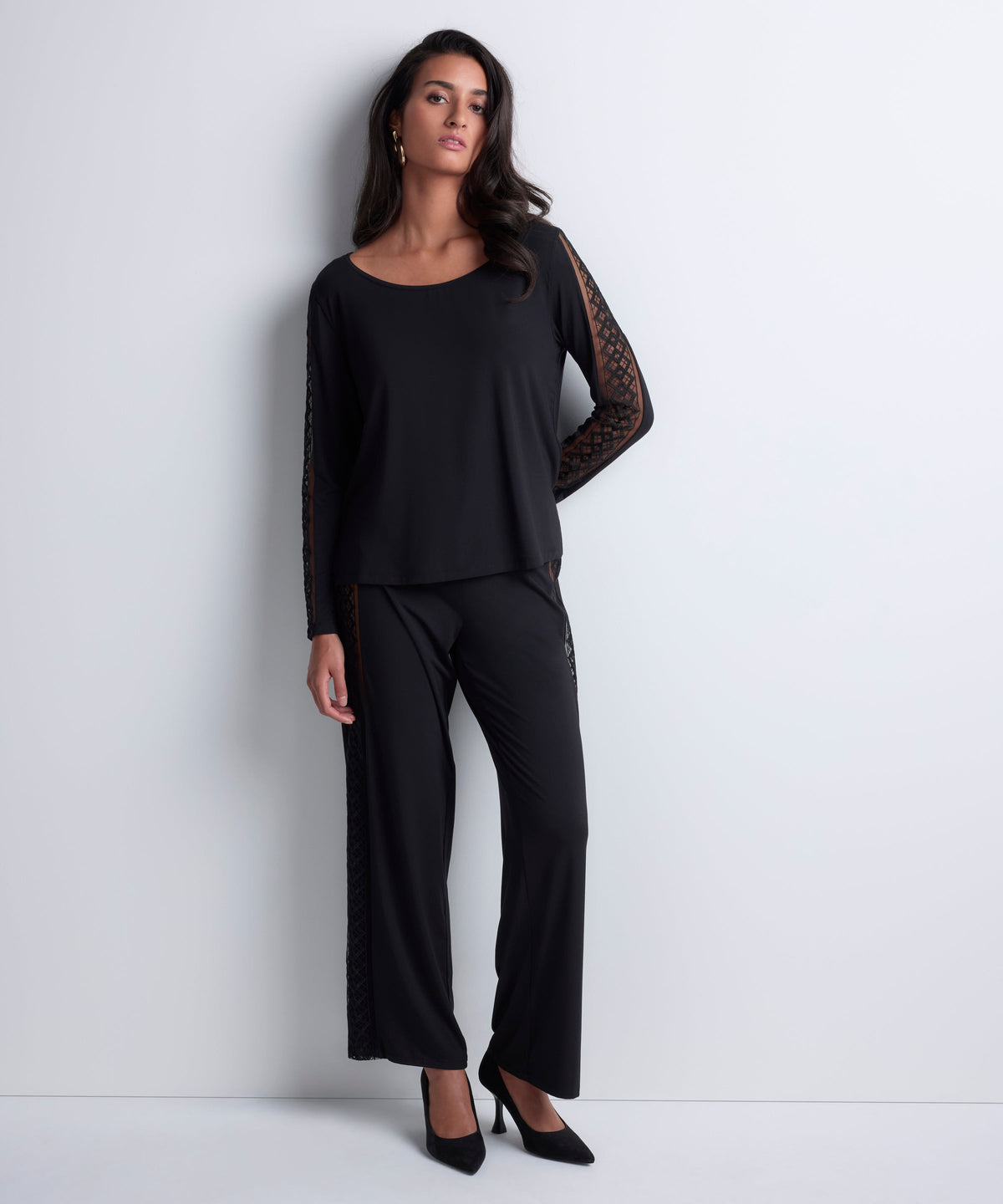 Sweet Obsession Top manches longues Black
