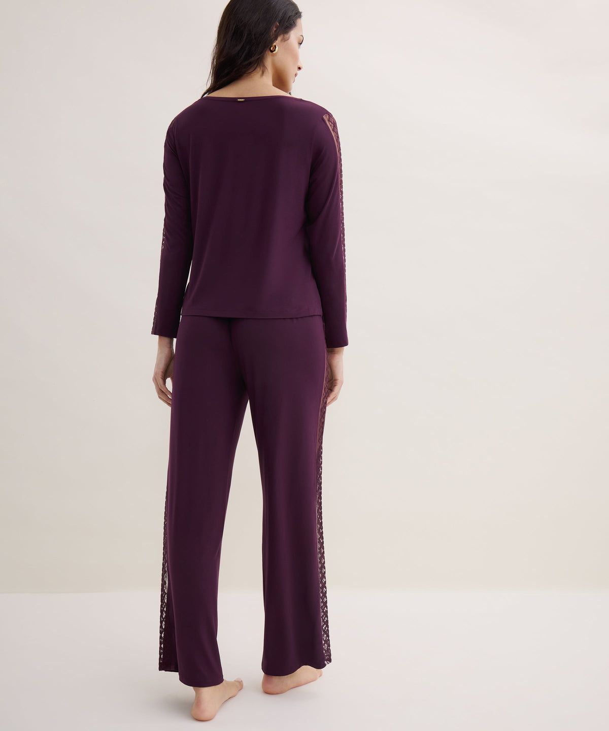 Sweet Obsession Top manches longues Deep Berry