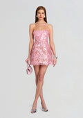 Robe Novalie en dentelle et sequins