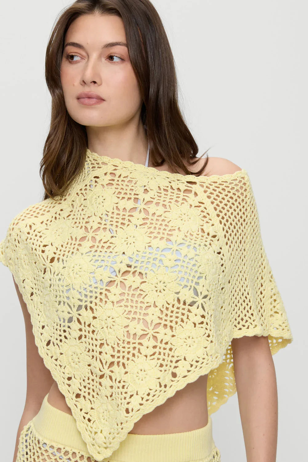 Sophie Crochet Poncho - Beurre Fouetté