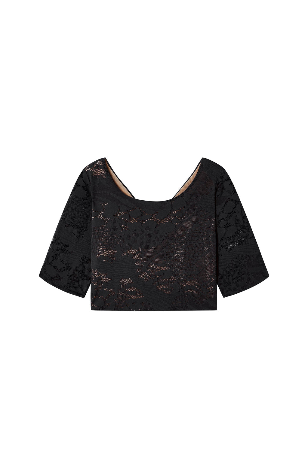 tanji Foam white top with round neck