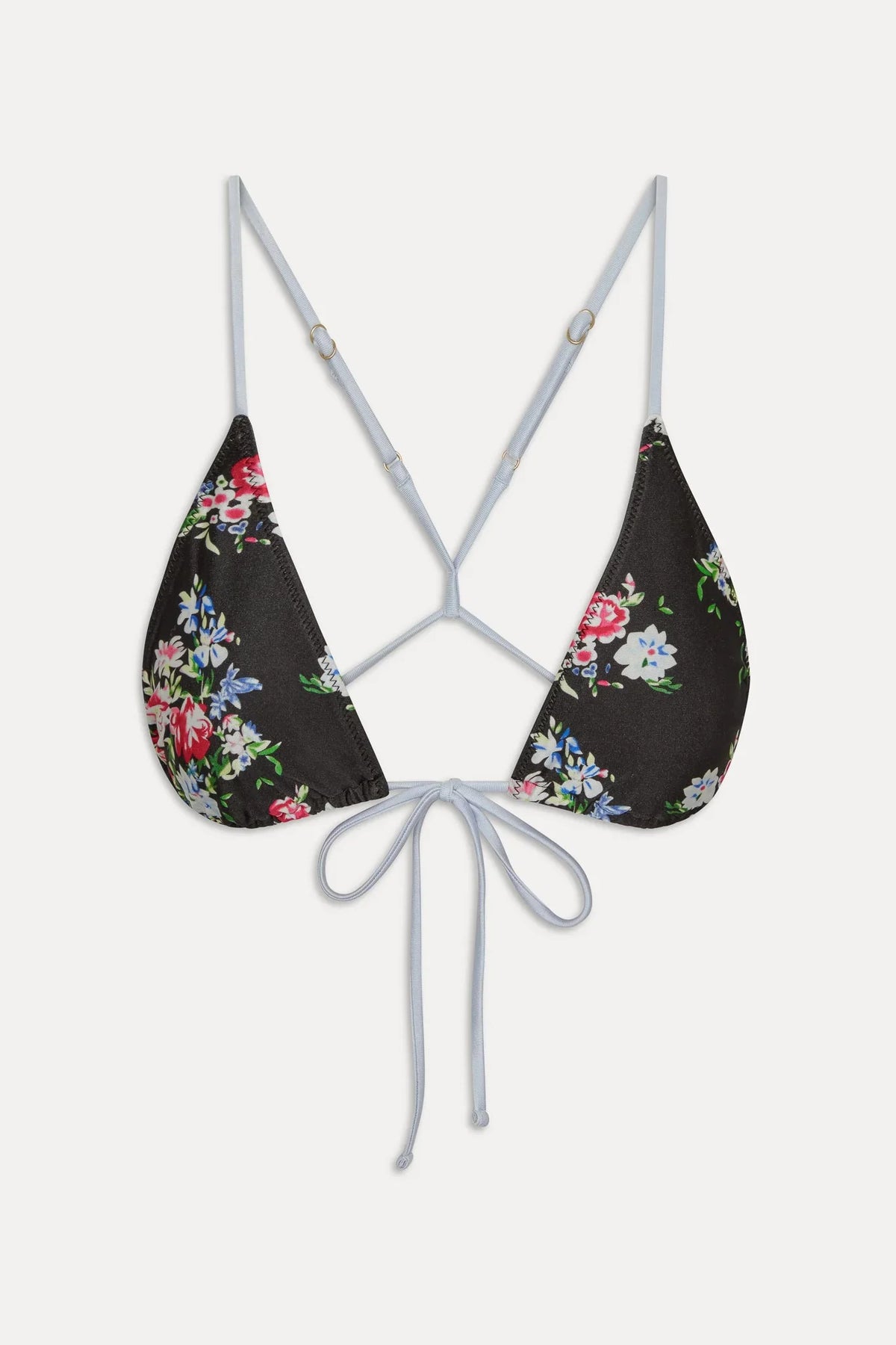 Haut de bikini riquiqui June Satin - Bouquet