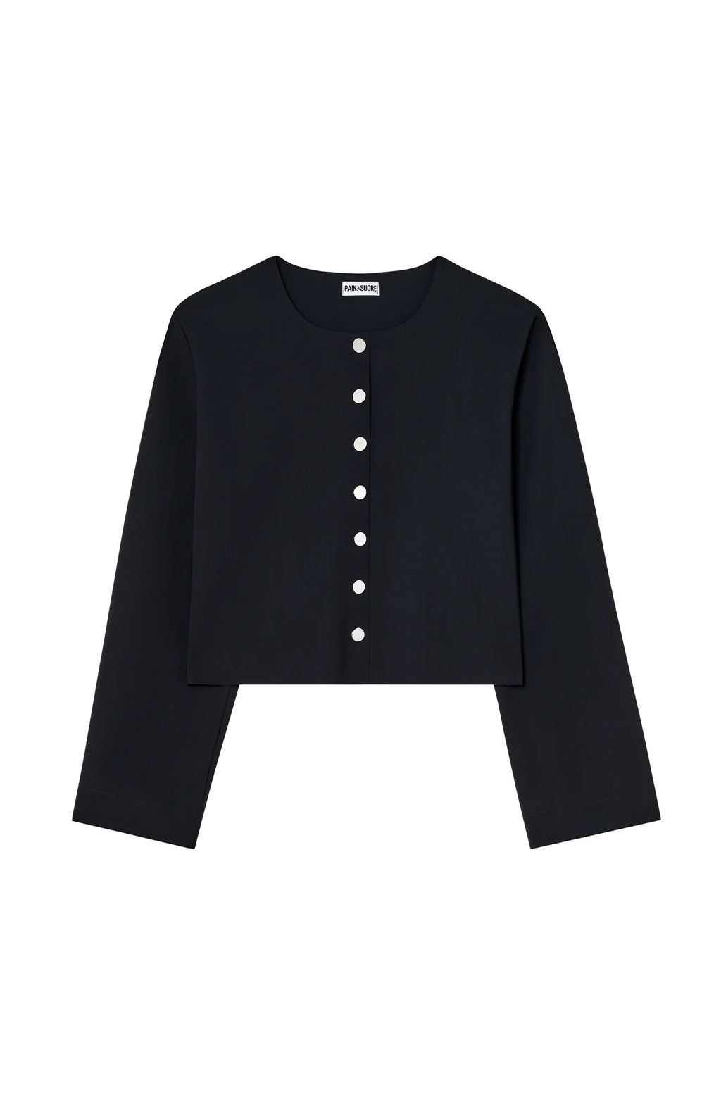 dao Short black jacket with long sleeves