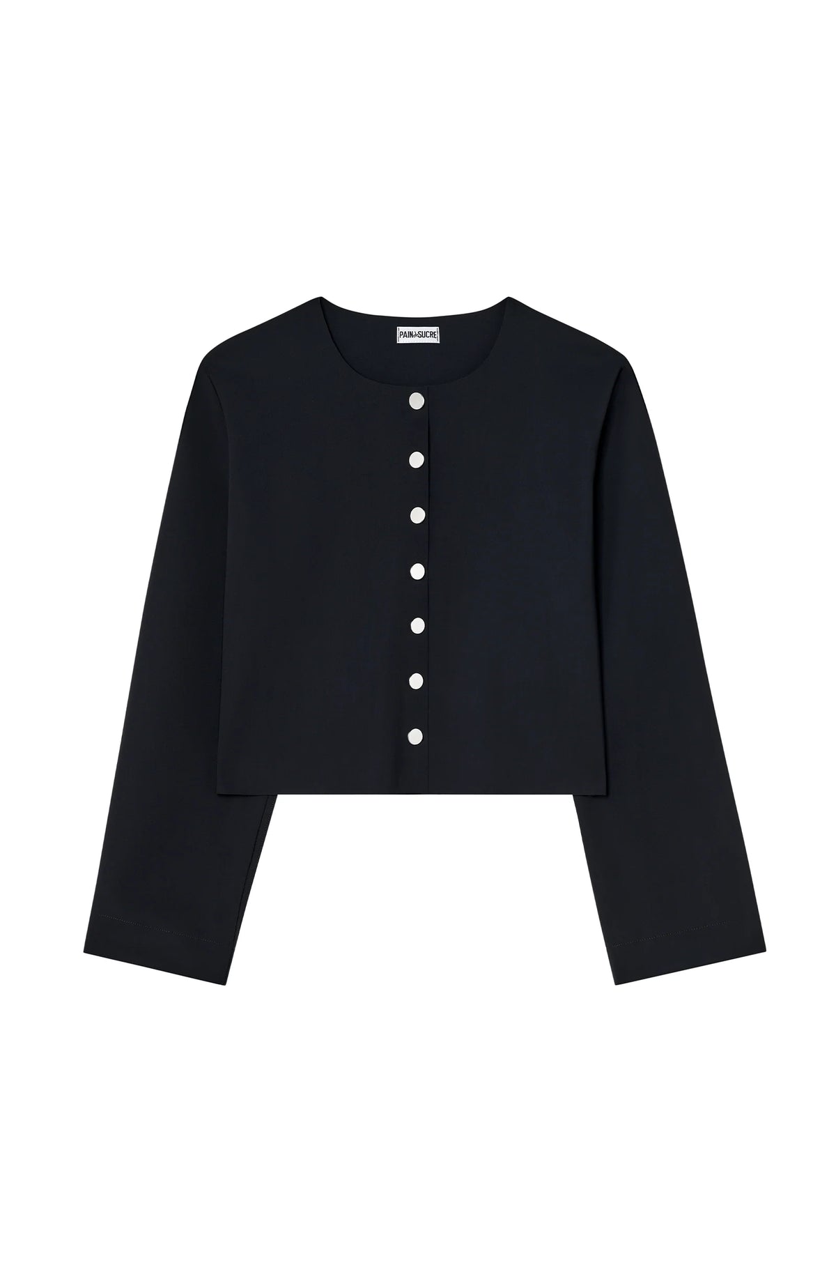 dao Short black jacket with long sleeves