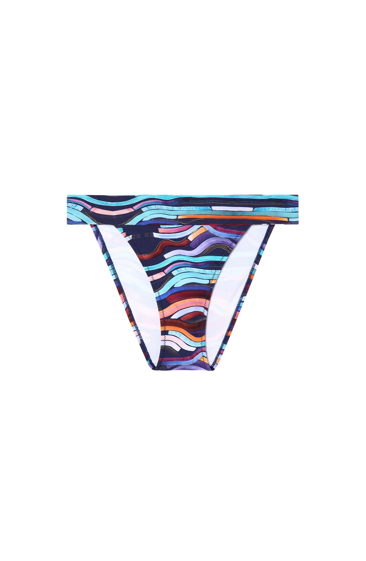 cara Printed bikini bottom NEON
