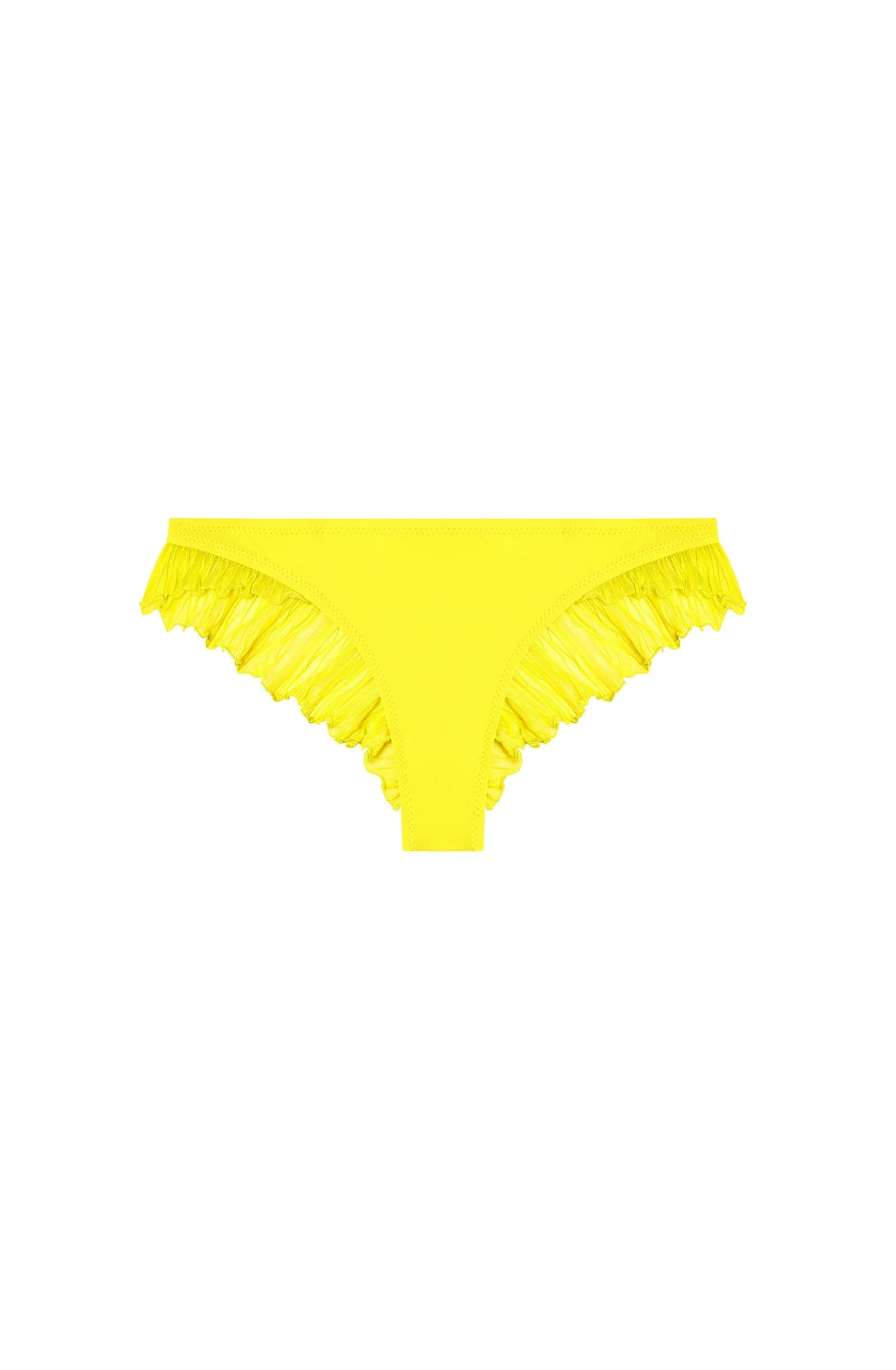 malala Lemon ruffled bikini tanga