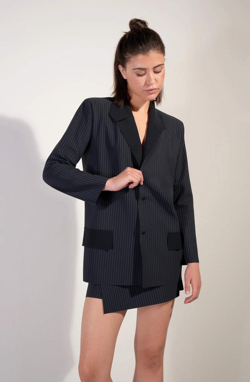 blake Sand oversized blazer