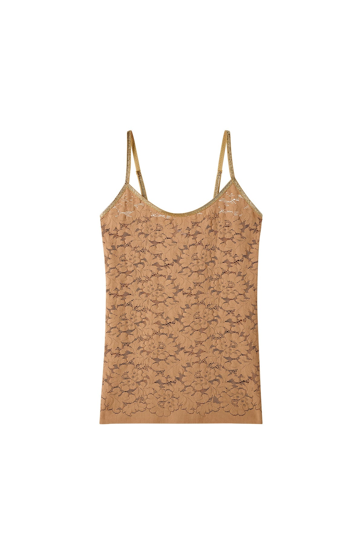 spencer Bronze lace and Lurex top