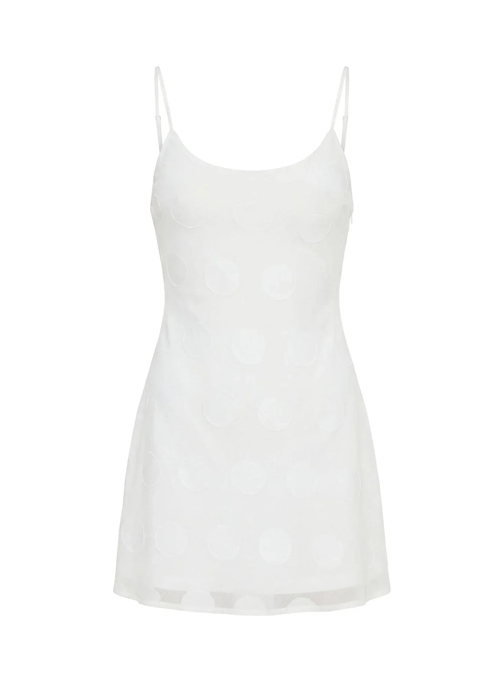 Robe mini Lissie Scoop à pois blancs