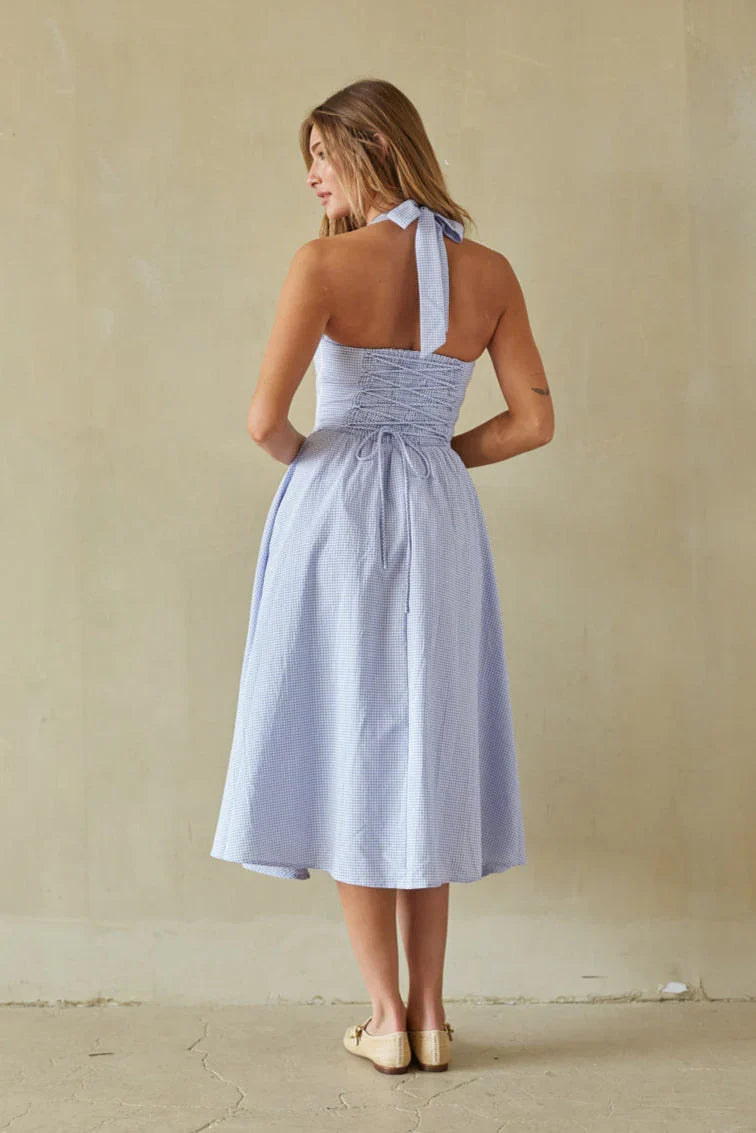Robe midi Dorothy Gingham