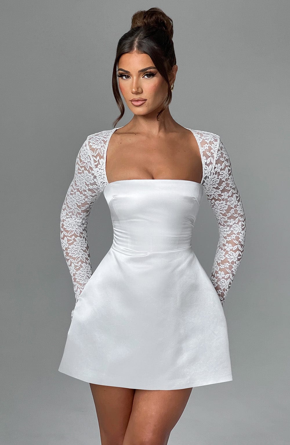 Mini-robe Sadie - Ivoire