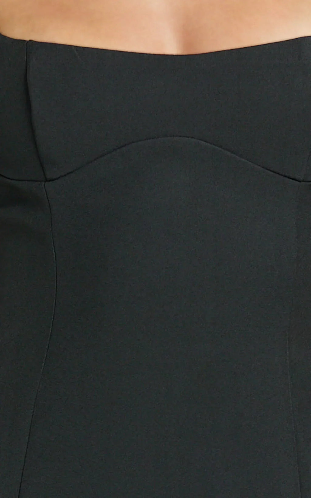 Robe Aretha Mini avec empiècement corset noire
