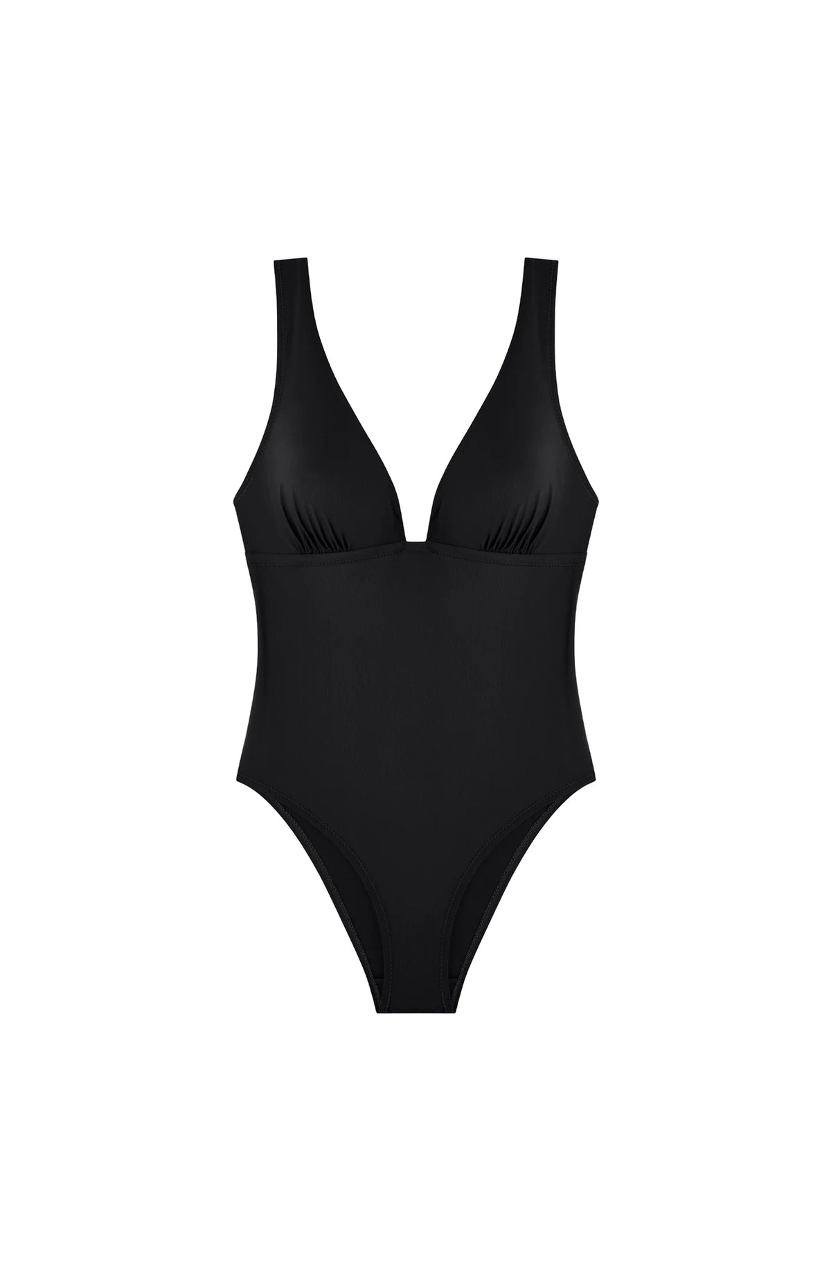 katell Black racerback swimsuit