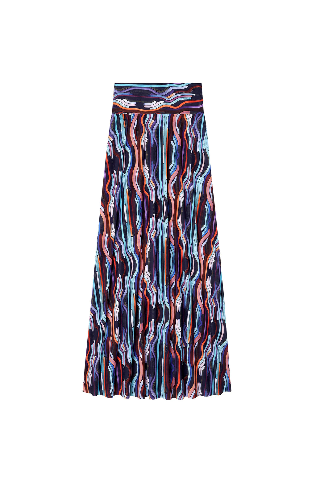 jaya Long sapphire light voile skirt
