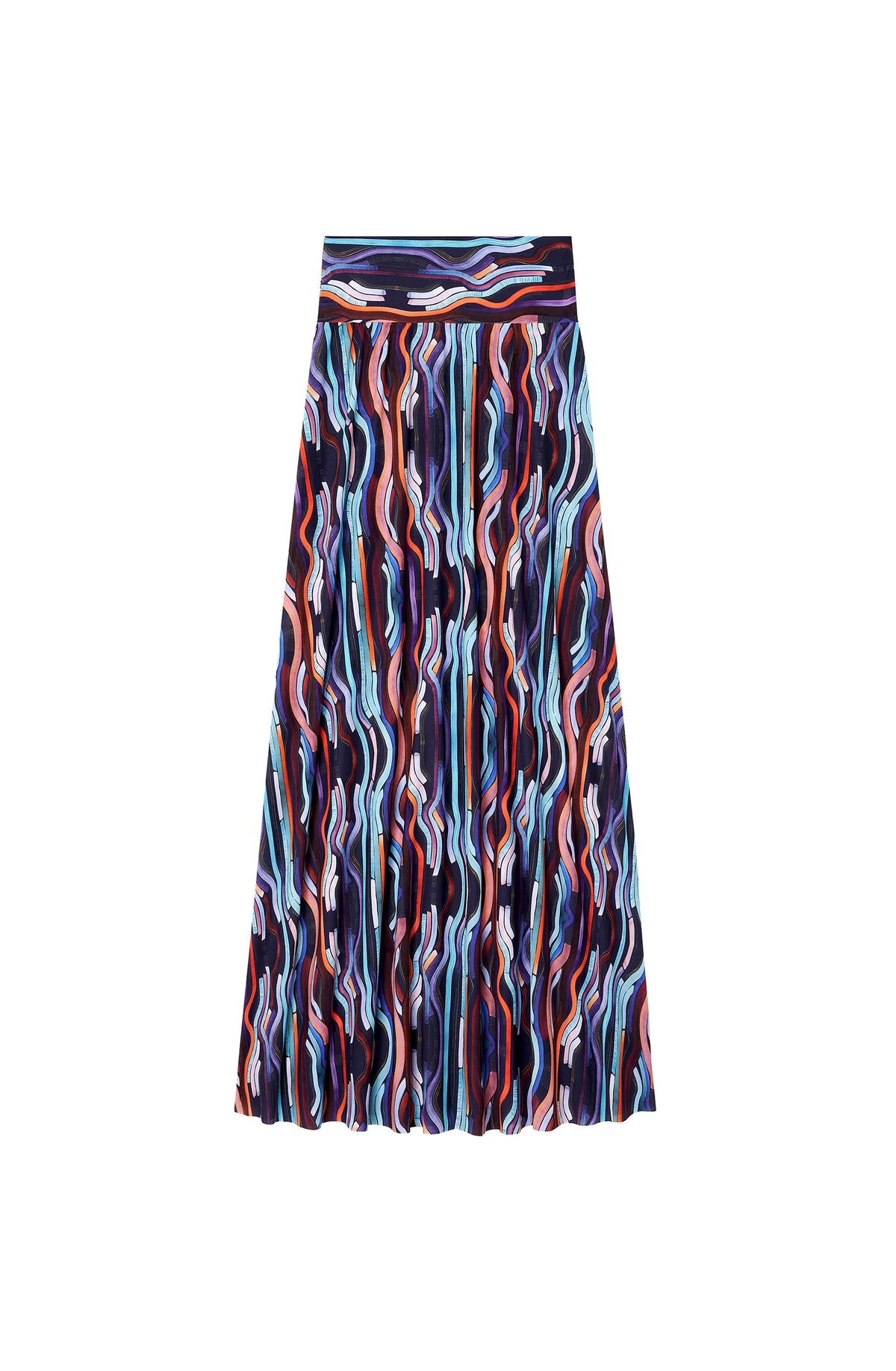 jaya Long madder red multiposition skirt