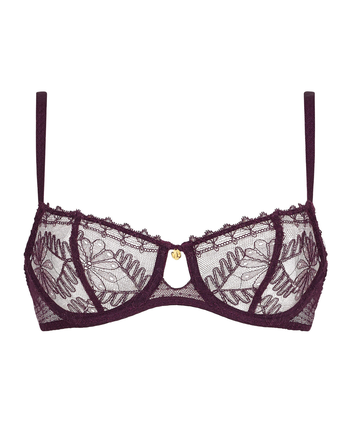 Mystery of Love Soutien-gorge Corbeille avec armatures Plum