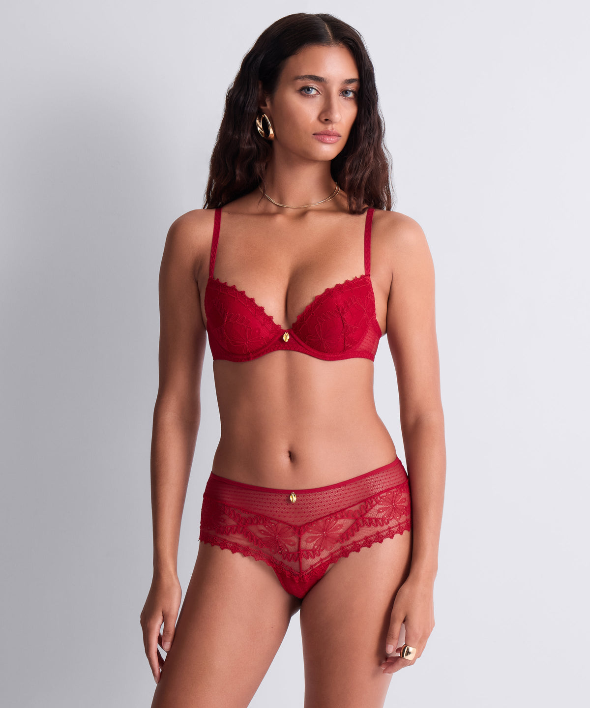 Mystery of Love Soutien-gorge push-up à bonnets Cherry