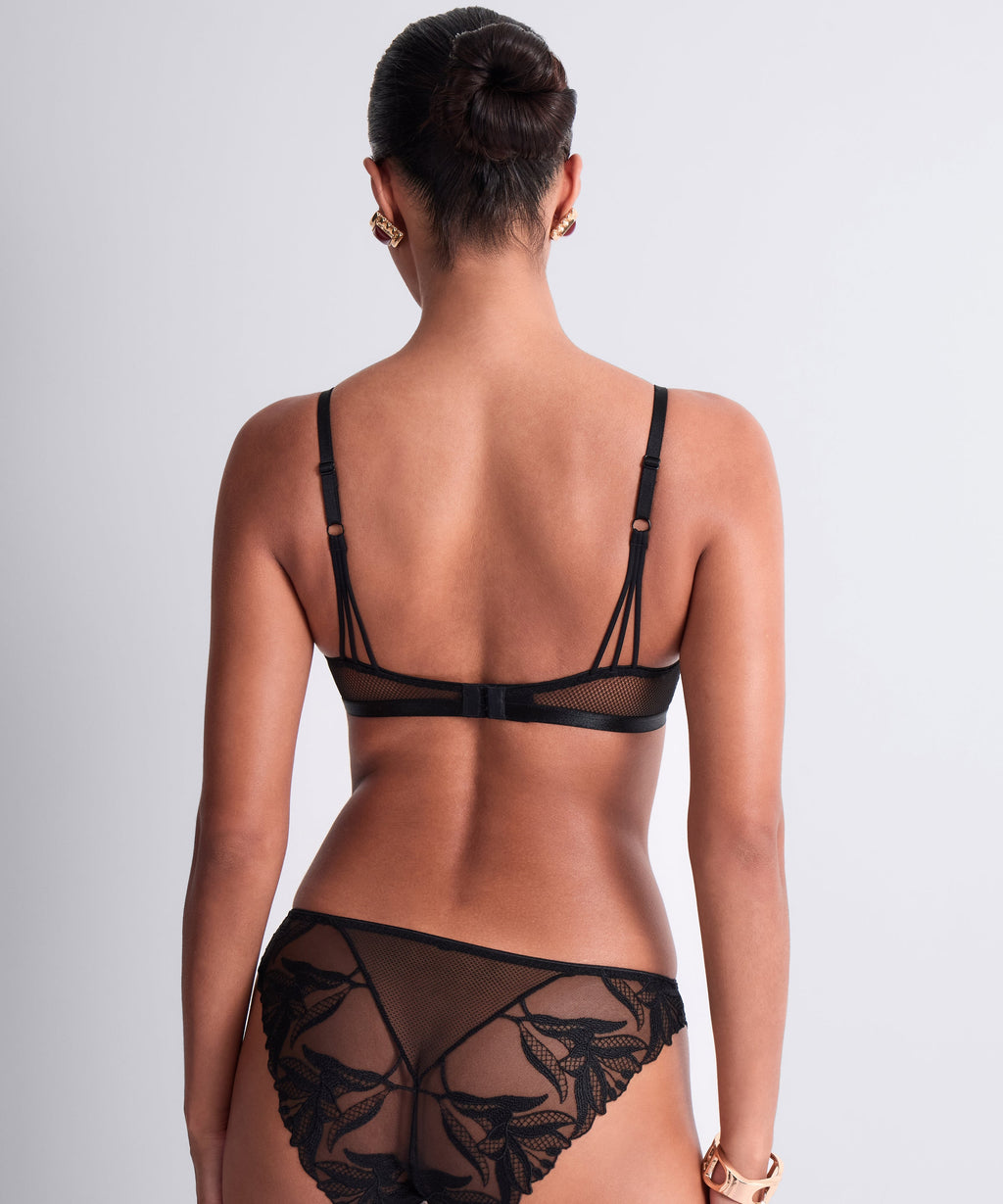Sweet Euphoria Bralette Triangle Noir