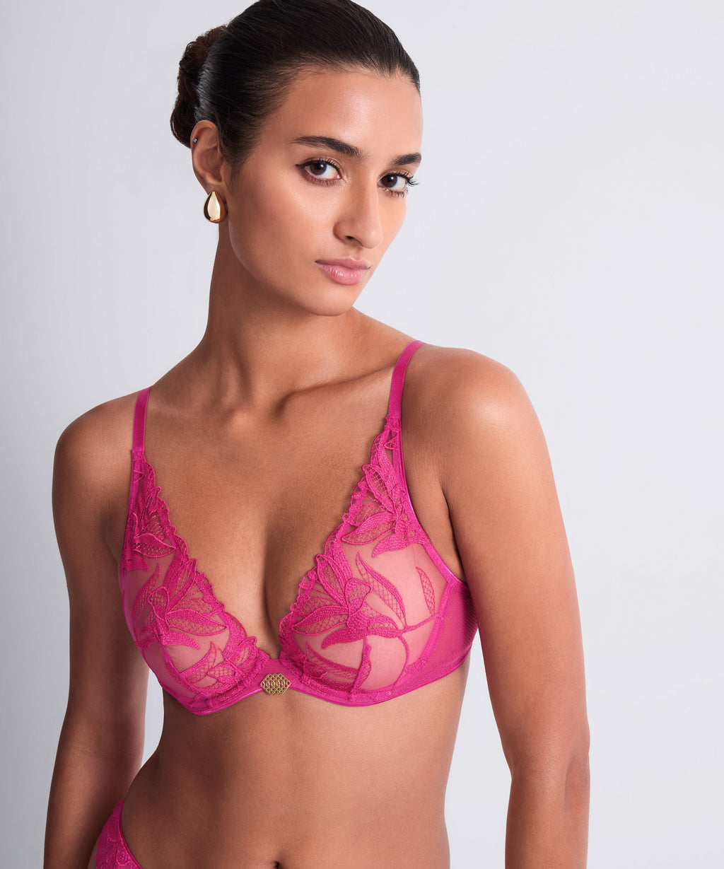 Sweet Euphoria Soutien-gorge triangle armatures Passion rose