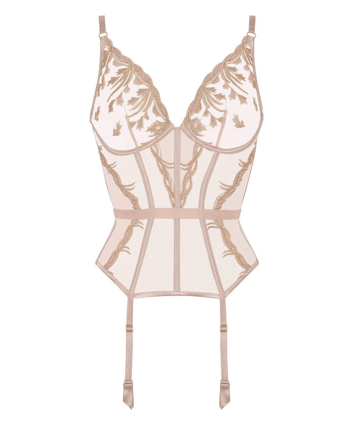 Cosmic Romance Guêpière Sable Rosé