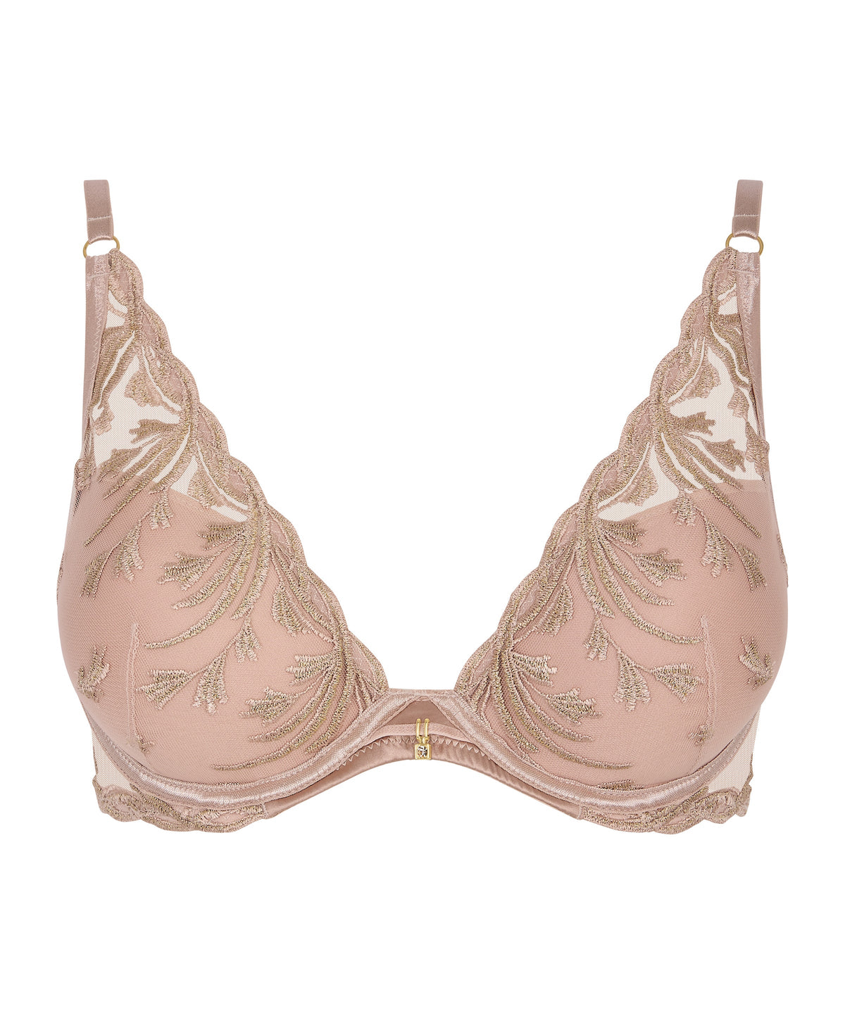 Cosmic Romance Soutien-gorge plunge foulard Rose Sable