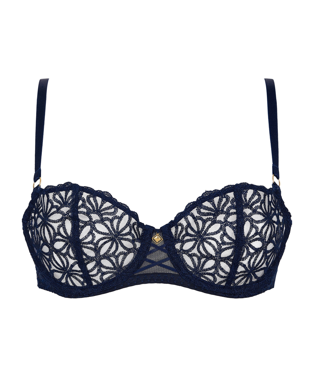Secret Memories Soutien-gorge corbeille armatures Bleu profond