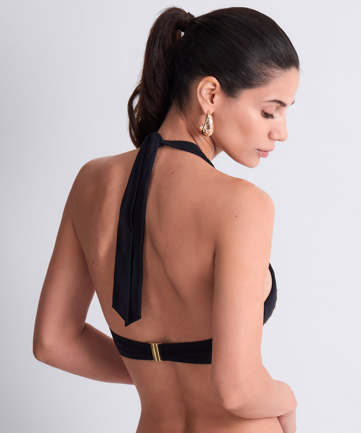Summer Stars Soutien-gorge de maillot de bain push-up à coques Black