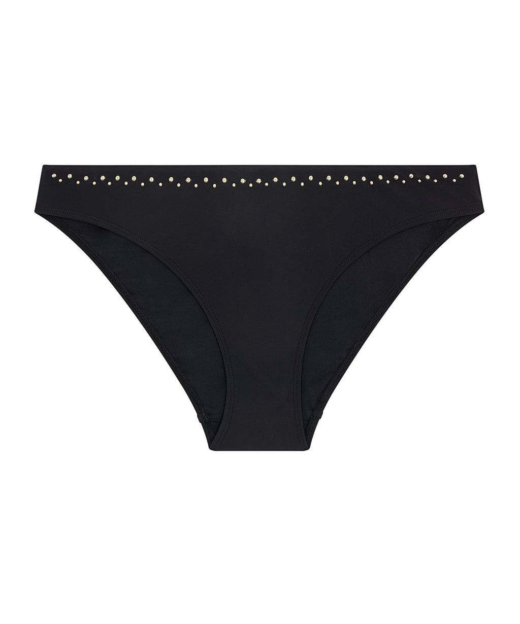 Summer Stars Brazilian Swimsuit Bottom Black